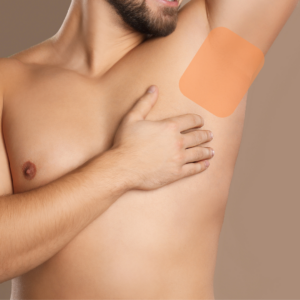 Depilación axilas hombre